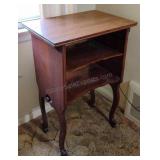 Vintage Wooden Table 30x20x14