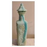 Vintage Jadeite Jim Beam Liquor Decanter Bottle