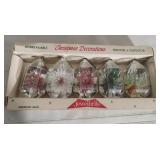 Vintage Jewelbrite Christmas Ornaments