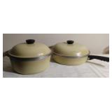Club Cast Aluminum Stock Pot and Large Frying Pan