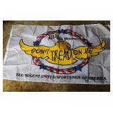 Ted Nugent United Sportsmen of America Flag 34x5ft