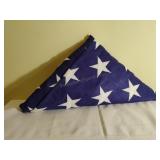 Folded USA Flag
