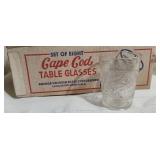 Anchor Hocking Cape Cod Table Glasses