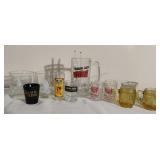 Shot Glasses and other Assorted Barware Glasses