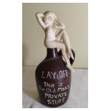 Vintage Naughty Novelty Decanter Bottle
