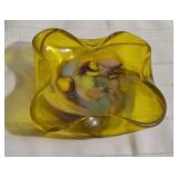 Vintage Murano Style Ashtray 6x6