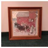 Norman Rockwell Framed Art Print 24x24