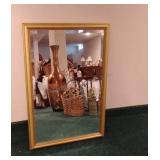 Large Beveled Wall Mirror 38x26