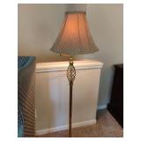 Brass Tone Floor Lamp 58in