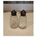 Vintage Waterford Crystal Salt and Pepper Shakers