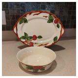 Franciscan Dinnerware Platter and Bowl