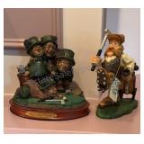 Irish Golf Figurines
