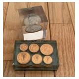 Epoxy Encased Coin Paper Weights