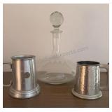 Decanter & Beer Steins
