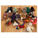 Group of Beanie Babies