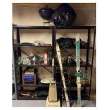 Basement Metal Shelves & Contents