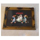 Jovan Obican framed serigraph 14x17