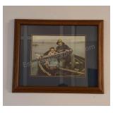 The Helping Hand Framed Print 19x23