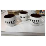 3 Piece Coffee Mug Set