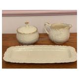 Lenox Sugar, Creamer & Dish
