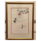 Catherine McClung  Numbered Hummingbird Print