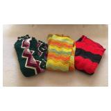 Group of Afghan Blankets