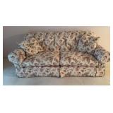 Floral Key City Upholstered Sofa