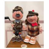 Ryans Friends Golf Dolls aprox 17 inches tall