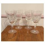 Set of 4 Waterford Crystal Wine Glasses