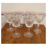 Set of 6 Waterford Crystal Wine Glasses
