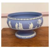 Wedgwood Footed Bowl blue jasperware