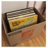 Box of Various Records
