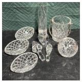 Crystal ice bucket, & more