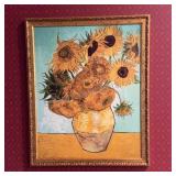 Van Gogh Print Sun Flowers 18x22