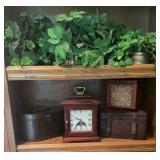 Wilton Clock/Jewelry box, Decor Boxes & Faux