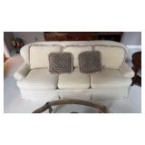 Taylor King Cream Upholstered Sofa 90 inches wide