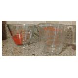 Pyrex Glass Measuring Cups - 2 Cup