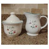 Pfaltzgraff Winterberry Cream and Sugar