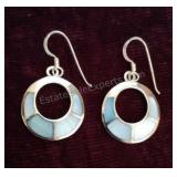 Sterling Silver 925 Pierced Earrings