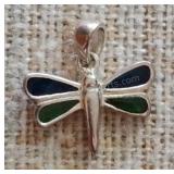 Sterling 925 Dragonfly Pendant