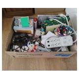 Box of Assorted Office Supplies