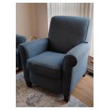 Flexsteel Pressback Reclining Blue Chair
