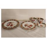 Wood and Sons- 4 Dinner Plates 3 Salad Plates,