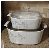 Corningware Shadow Iris Casseroles