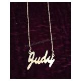 14kt Gold Judy Necklace 20"