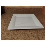 Large Crate and Barrel Square Serving Plate 14x14