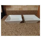 The Cellar Whitewear 2 Square Serving Bowls