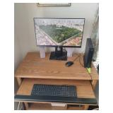 HP 24" Monitor, Acer Speakers and Keyboard