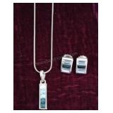 Lia Sophia Costume Jewelry Necklace and Pierced