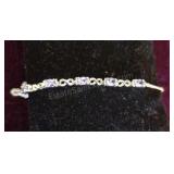 Sterling Silver 925 and Gemstone Bracelet